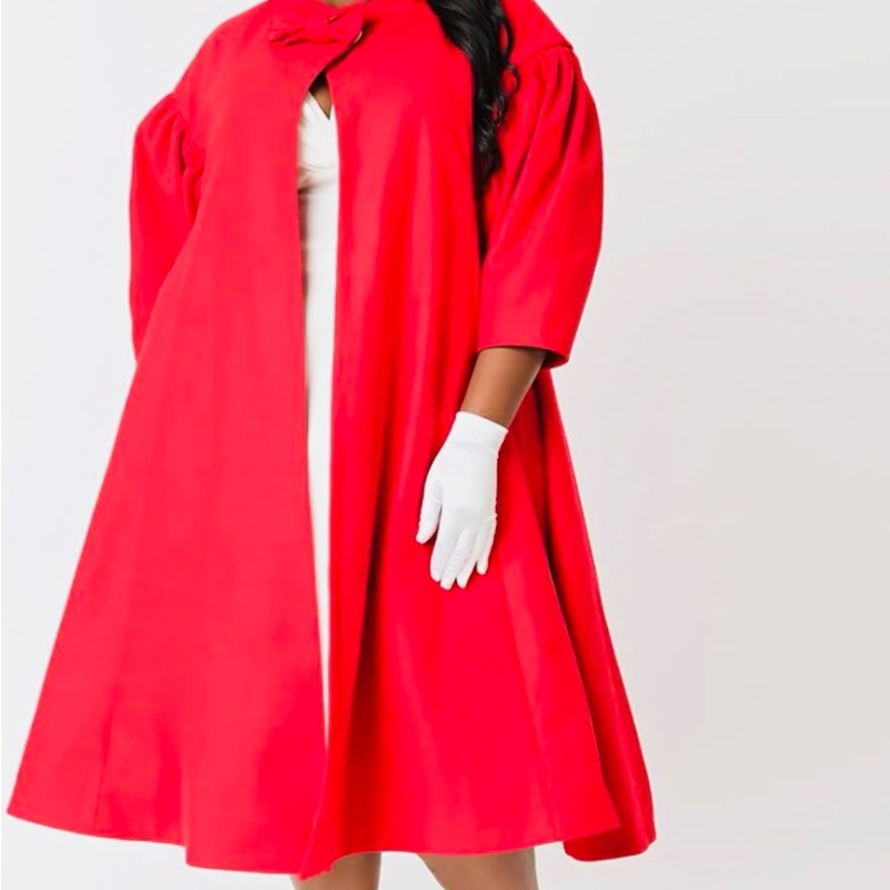 Unique Vintage Barbie 1960s Swing Red Women's Jacket - Picture 10 of 10